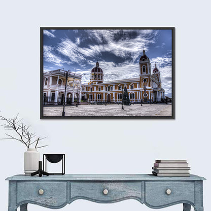 Cathedral of Granada Plaza Wall Art