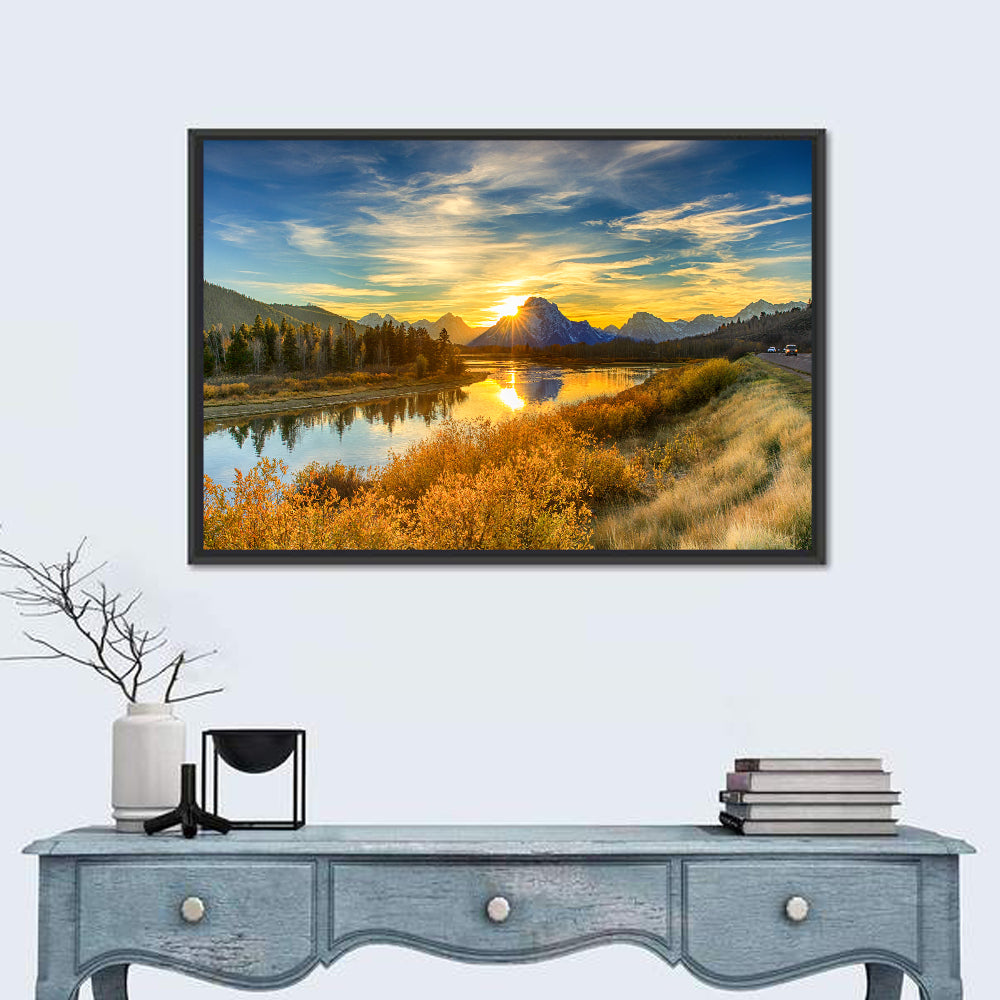 Oxbow Bend Sunrise Wall Art