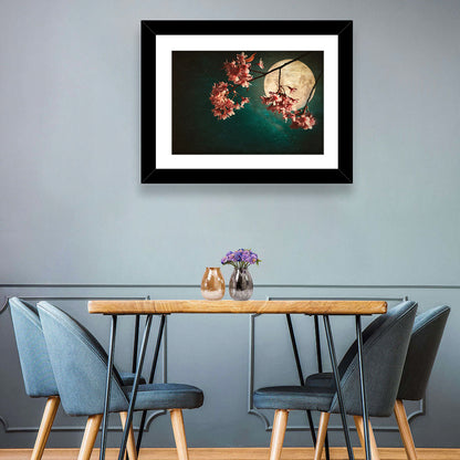 Moonlit Sakura Blossoms Wall Art
