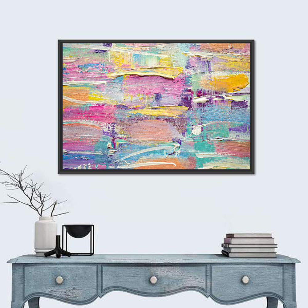 Rough Board Brushstrokes Wall Art