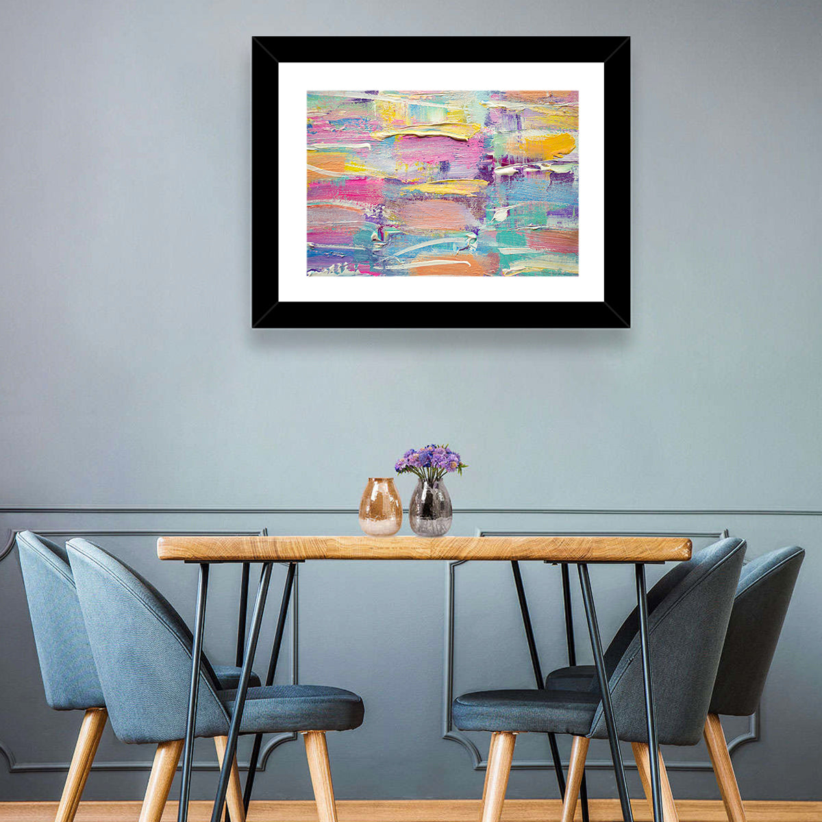 Rough Board Brushstrokes Wall Art
