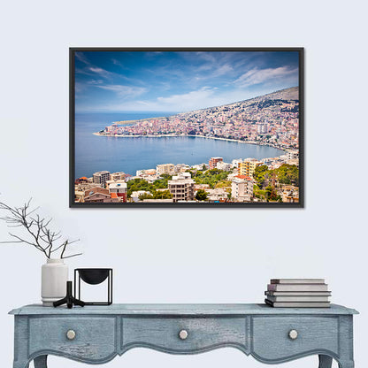 Saranda Bay Cityscape Wall Art