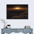 Sunset Over Cloud Sea Wall Art