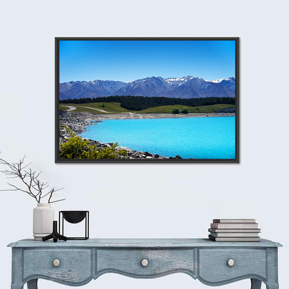 Lake Pukaki Turquoise View Wall Art