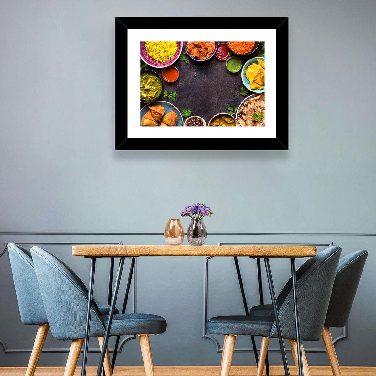 Indian Feast Flat-lay Wall Art