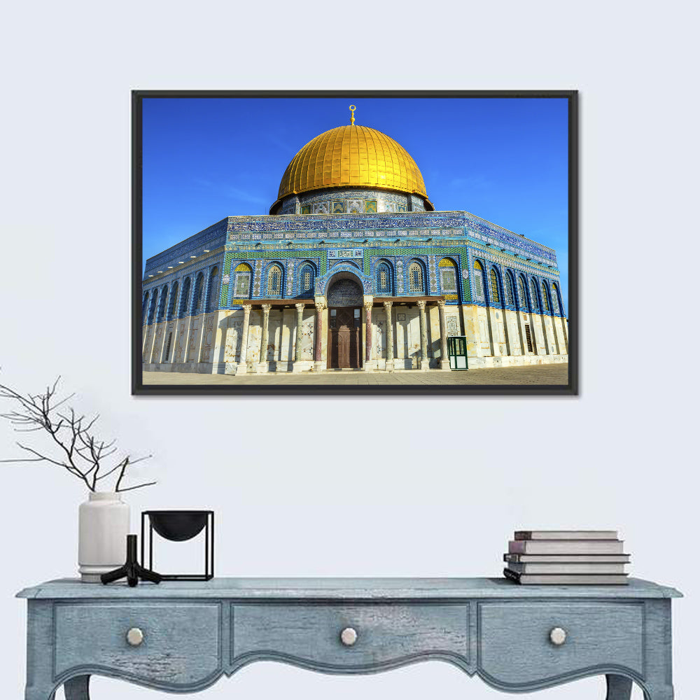 Dome of the Rock, Jerusalem Wall Art in a room, landscape