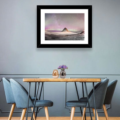 Aurora Over Kirkjufell Wall Art