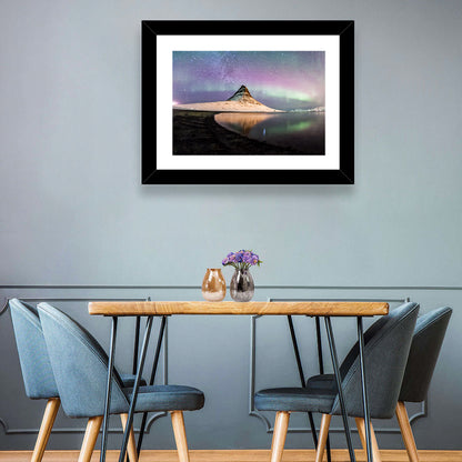 Kirkjufell Under the Milky Way Wall Art
