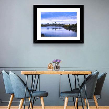 Kansas City Skyline at Dusk Wall Art