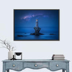 Tourlitis Lighthouse Nightscape Wall Art