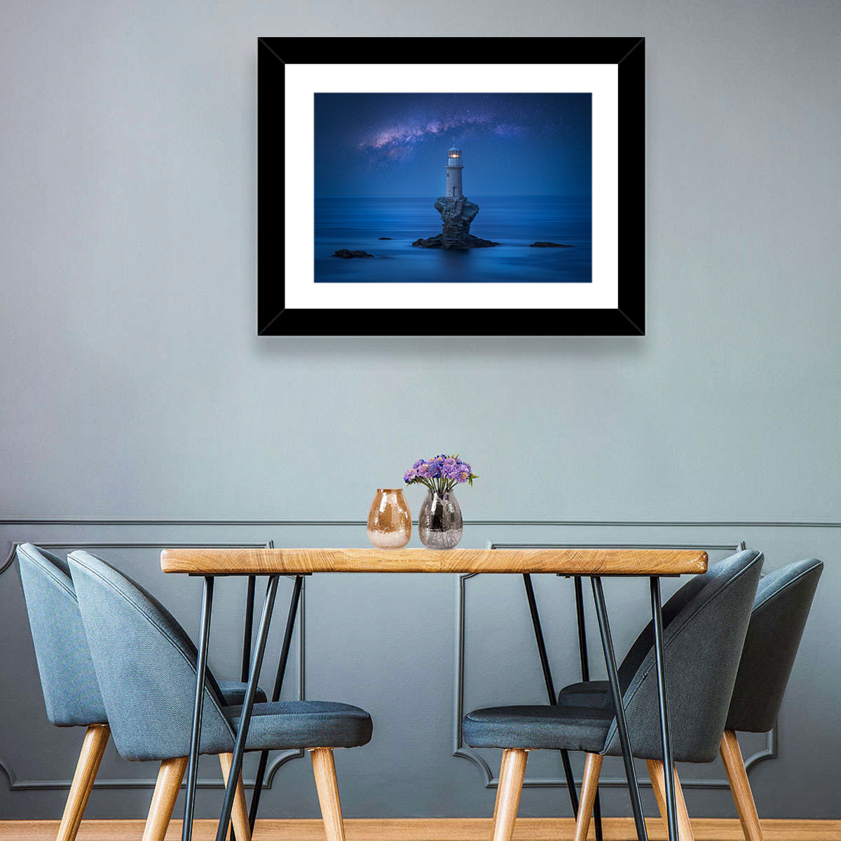 Tourlitis Lighthouse Nightscape Wall Art