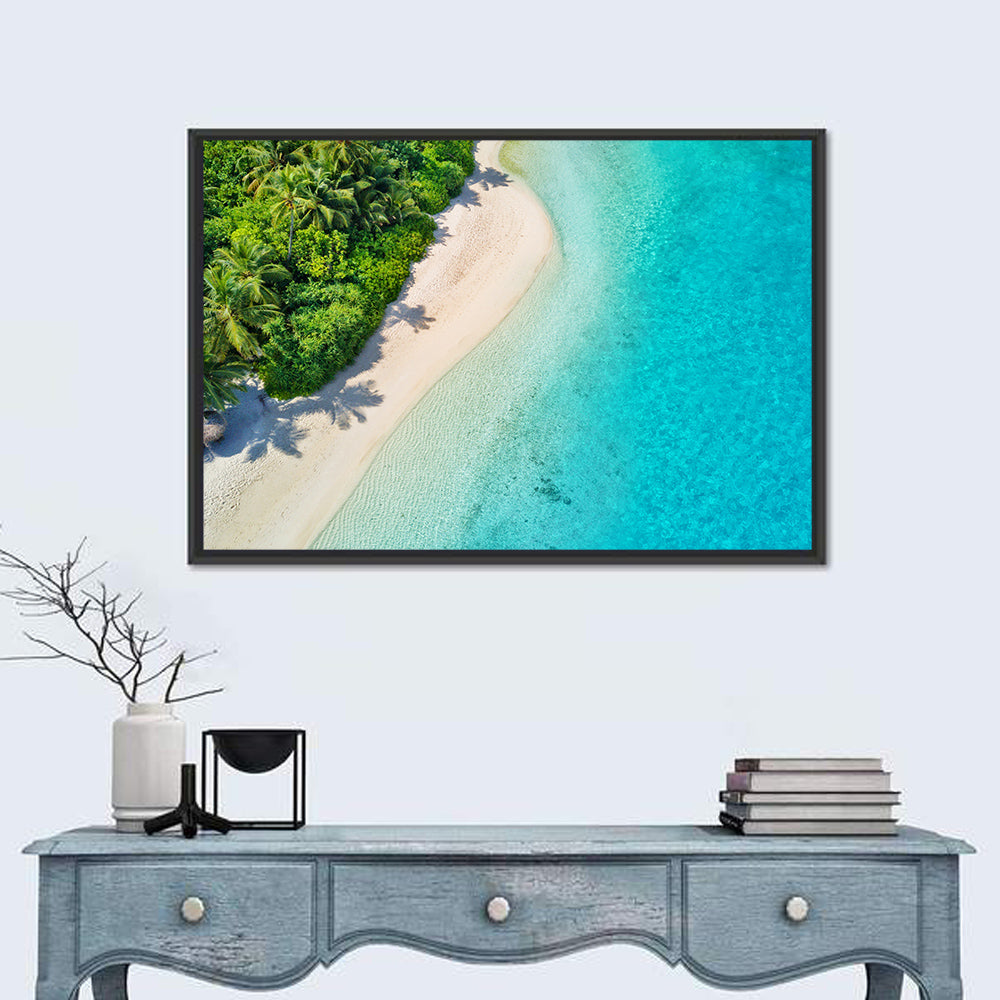 Secluded Tropical Beach Wall Art