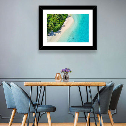 Secluded Tropical Beach Wall Art