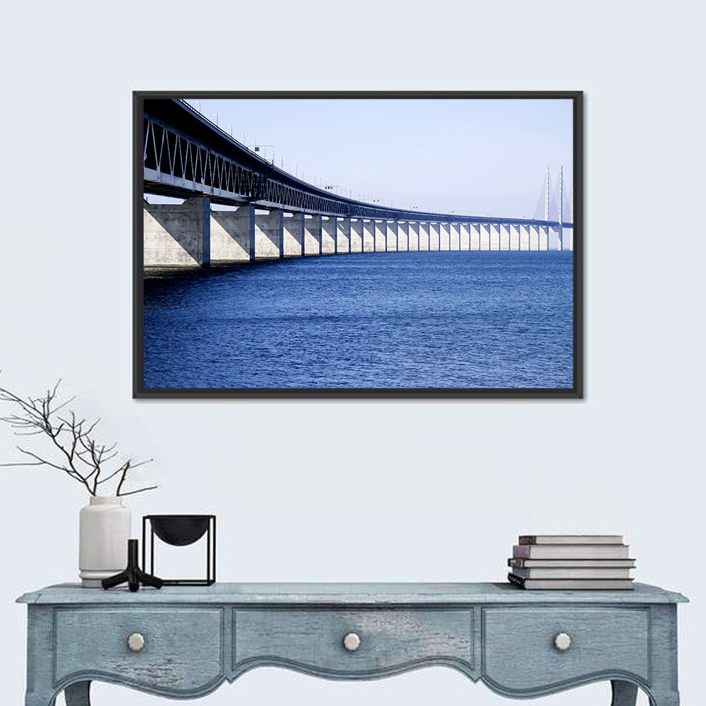 Oresund Bridge Perspective Wall Art