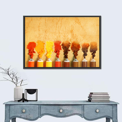 Impasto Paint Tubes Wall Art