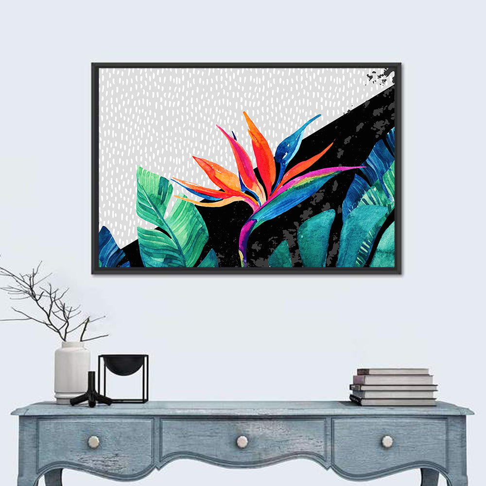 Exotic Flower Illustration Wall Art