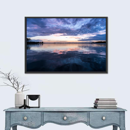 Lake Norman Sunset Reflection Wall Art