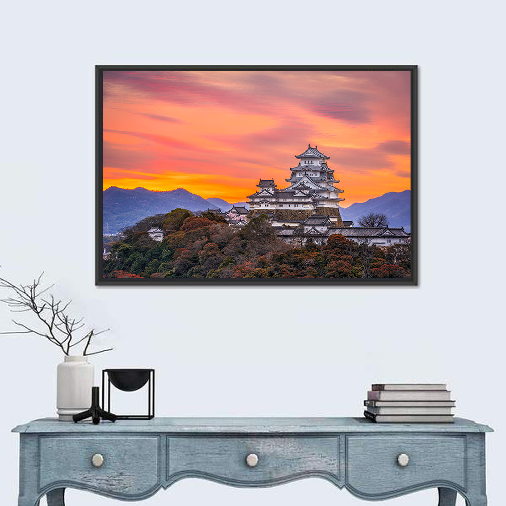Himeji Castle at Sunrise Wall Art