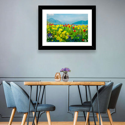 Lake Lucerne Daffodils Wall Art