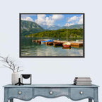 Lake Bohinj Dock View Wall Art