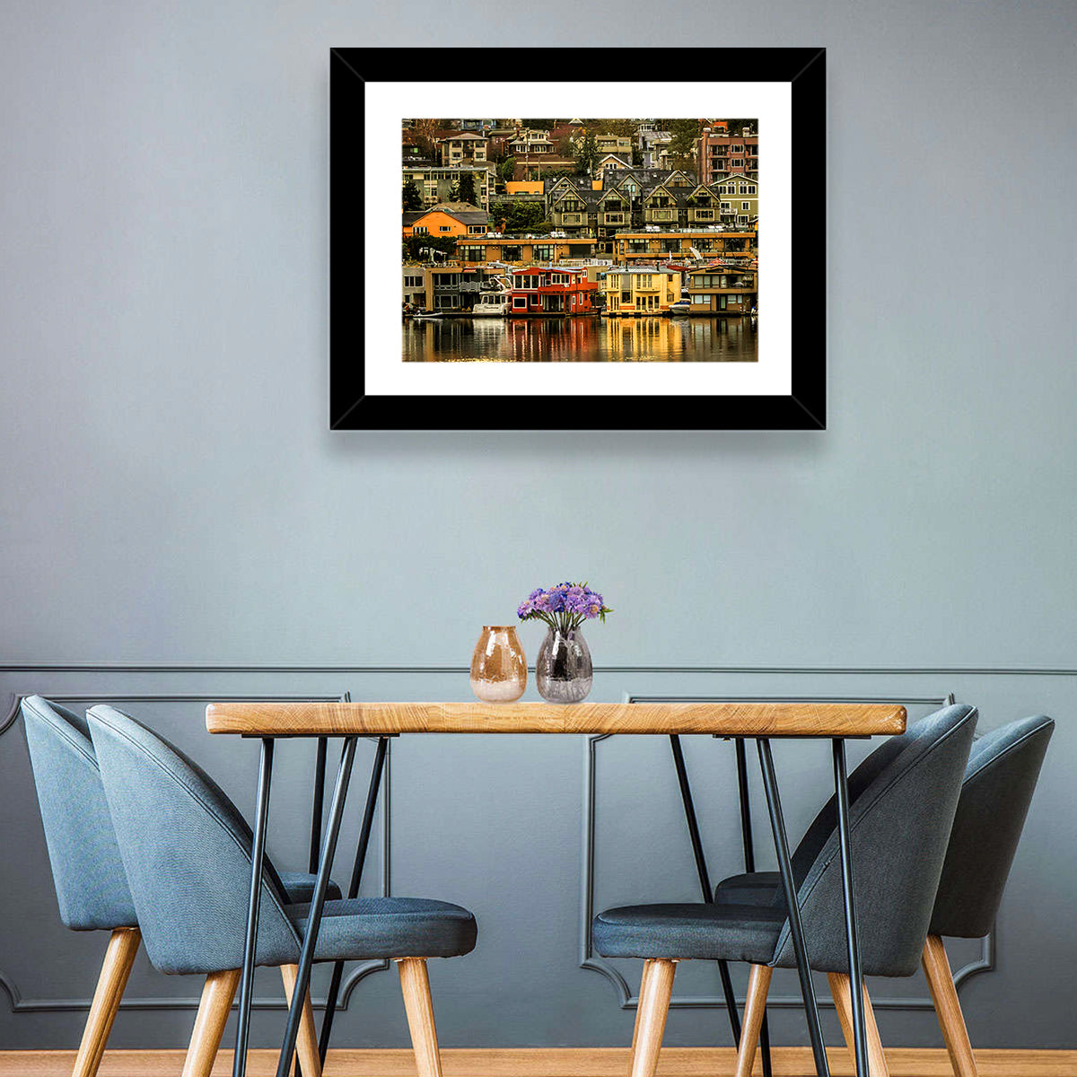 South Lake Union Reflections Wall Art