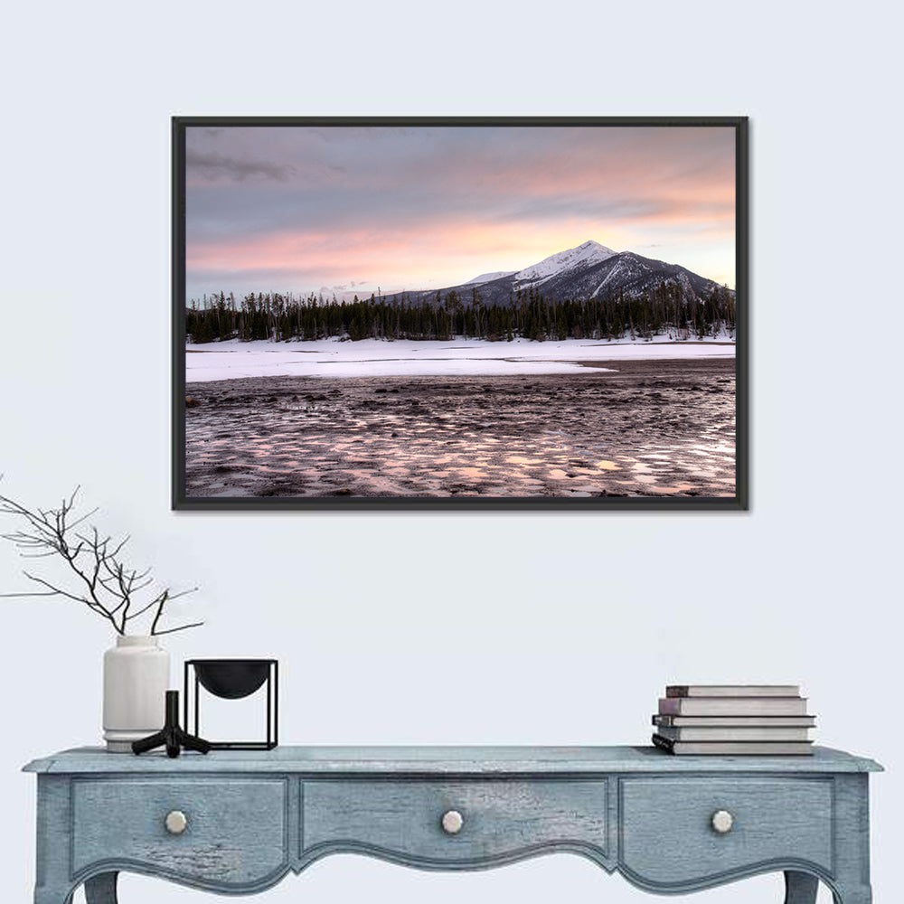 Mount Royal at Dusk Wall Art in a room, landscape