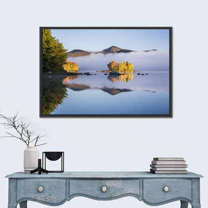 Autumn Morning at Chittenden Lake, Vermont Wall Art