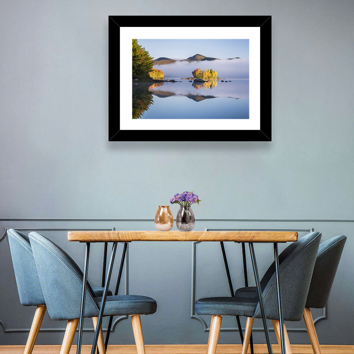 Autumn Morning at Chittenden Lake, Vermont Wall Art