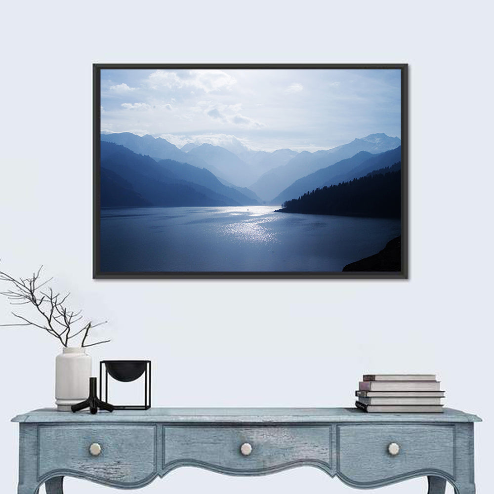Xinjiang Lakeshore Serenity Wall Art
