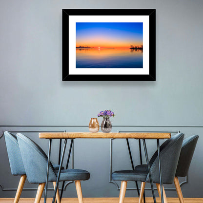 Toronto Sunset Over Lake Ontario Wall Art