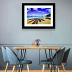 Lake Malawi Palm Shadow Wall Art