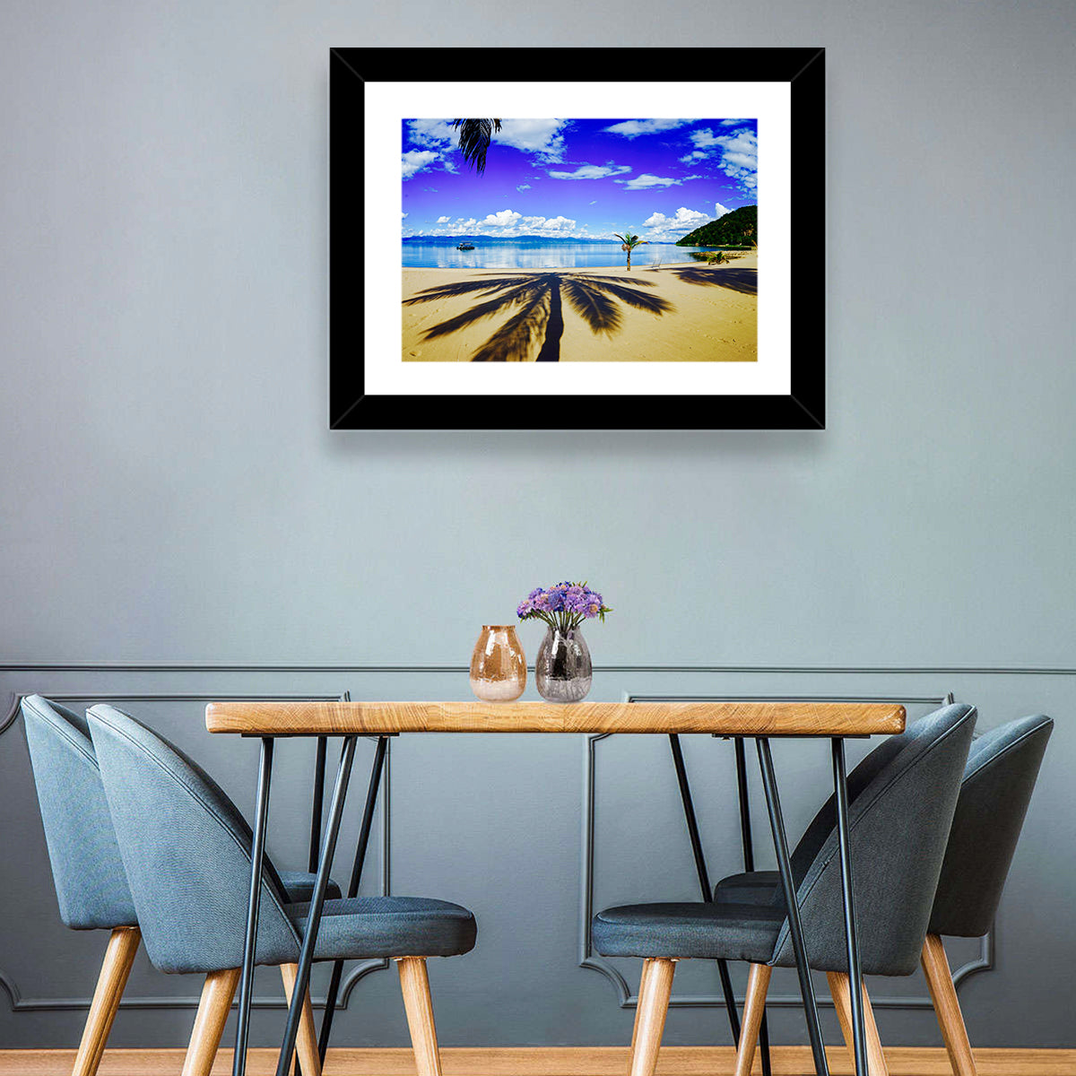 Lake Malawi Palm Shadow Wall Art