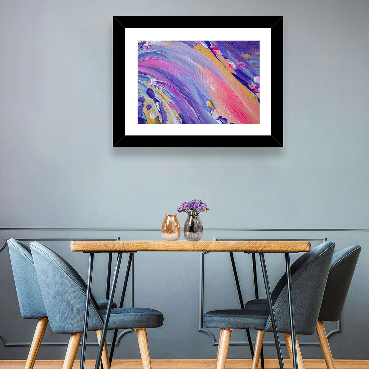 Sliding Hill Brushstrokes Wall Art