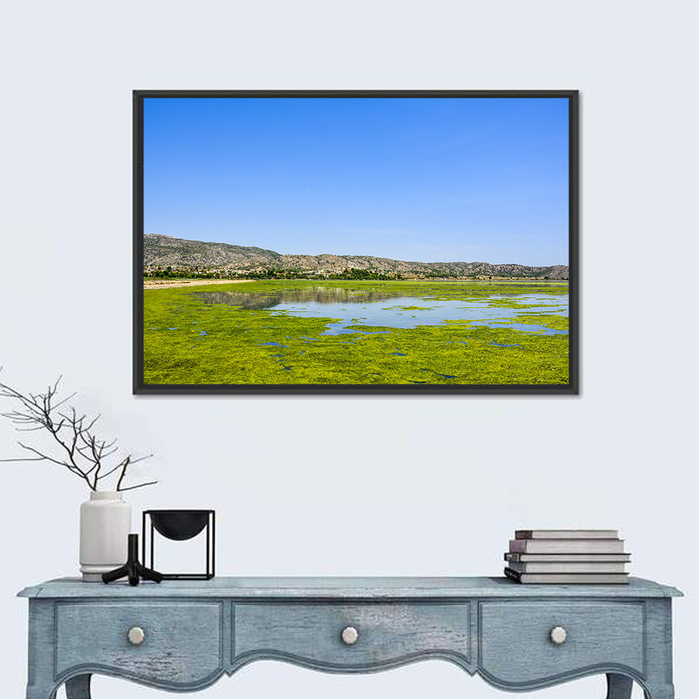 Uchali Lake Algae Reflection Wall Art