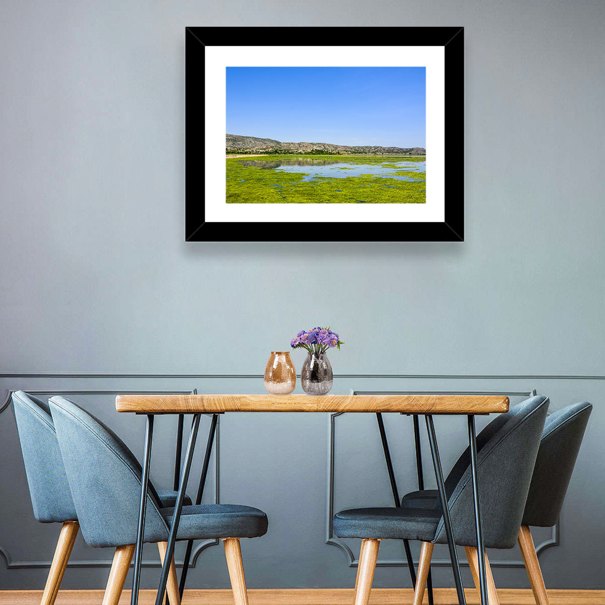 Uchali Lake Algae Reflection Wall Art