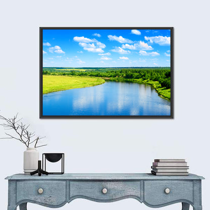 Blue River Meadow Wall Art