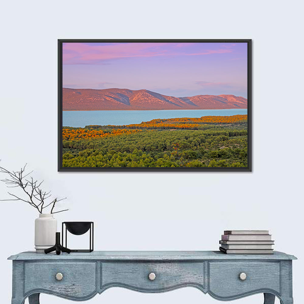 Lake Vrana Golden Hour Wall Art