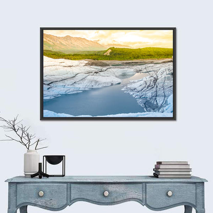Matanuska Glacier at Sunset Wall Art