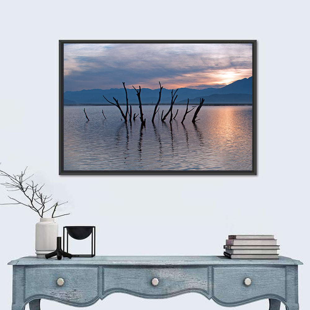 Lake Isabella Sunrise Reflection Wall Art