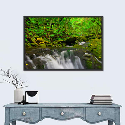 Emerald Jungle Stream Wall Art