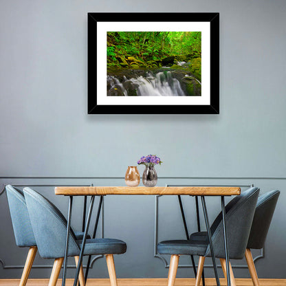 Emerald Jungle Stream Wall Art