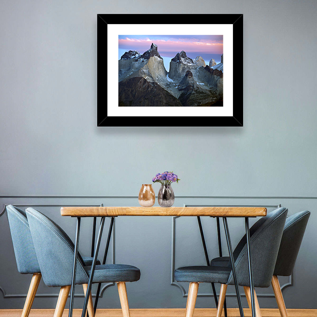 Los Cuernos Peak Valley, Torres Del Paine Wall Art