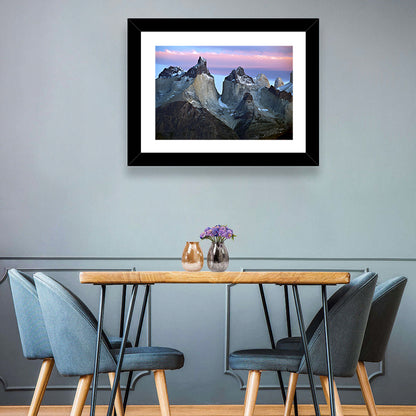 Los Cuernos Peak Valley, Torres Del Paine Wall Art