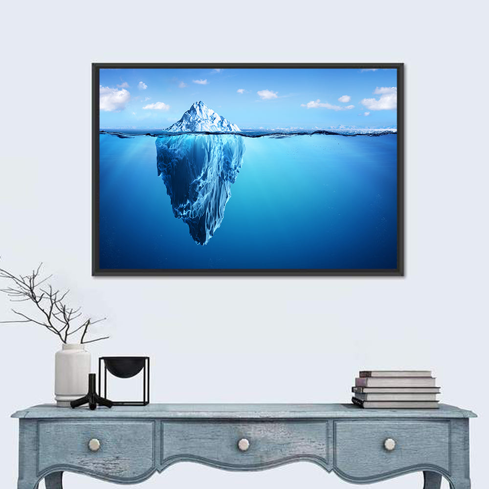 Split-level Iceberg Wall Art