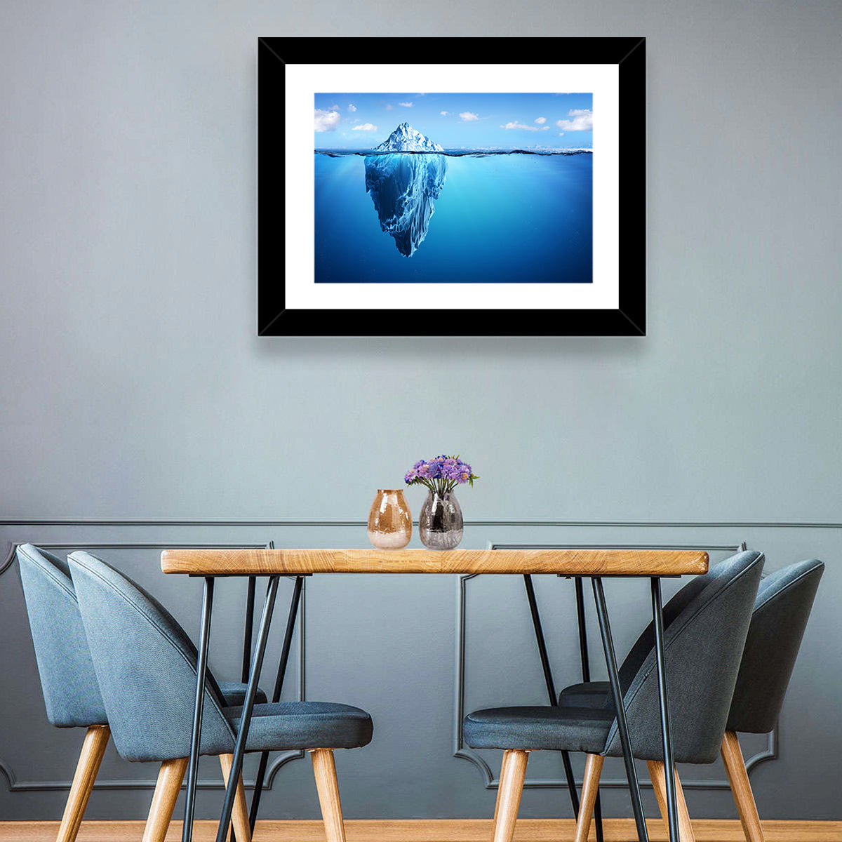 Split-level Iceberg Wall Art