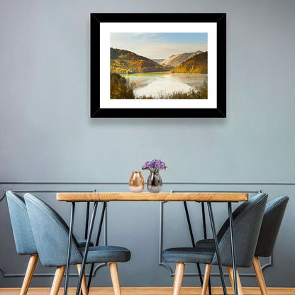 Bright Green Tailings Lake Wall Art