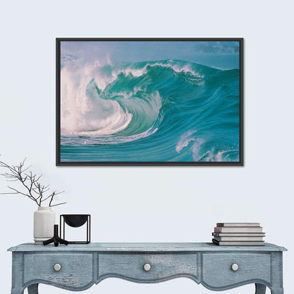 Breaking Barrel Wave Wall Art