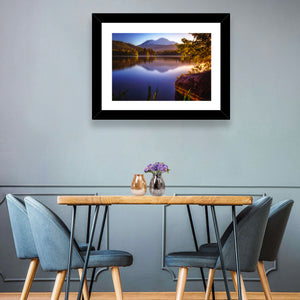 Mt Shasta from Lake Siskiyou Wall Art