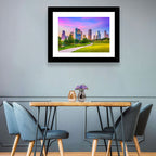 Houston Skyline at Dusk Wall Art