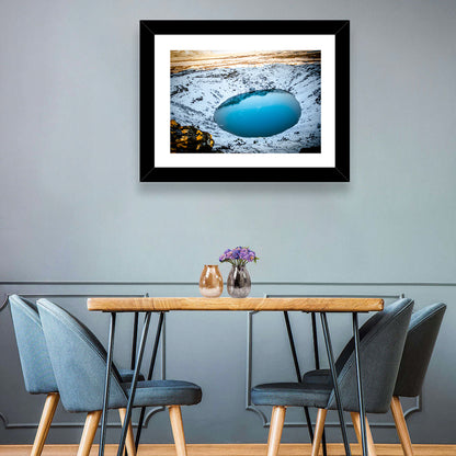 Kerid Crater Lake Wall Art